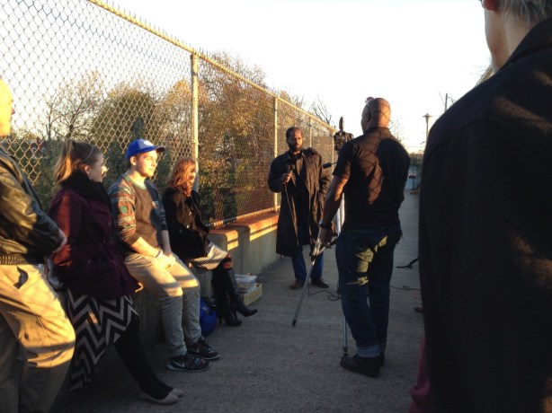 John Carr performs a song for Devon Walls' promotional Boundaries and Bridges video.